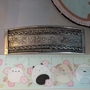 Source Unknown Silver Hair Clip